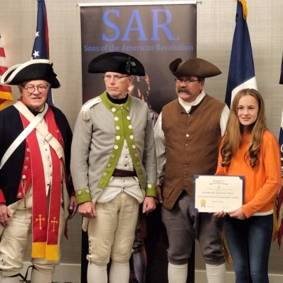 Sons of the American Revolution Youth Banquet